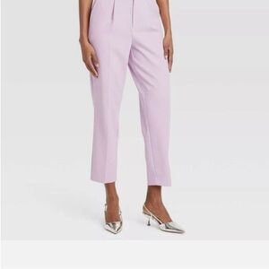 Lavendar high rise trouser